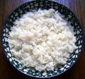 And here is cooked white rice