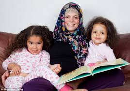 New faith: Heather Matthews, with daughters Ellah, 5, and Halle, 2, converted to Islam four weeks ago. She said: \u0026#39;I thought I needed to act and dress in a ... - article-0-15938AD4000005DC-828_634x446