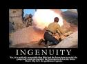 Ingenuity Funny Motivational Poster