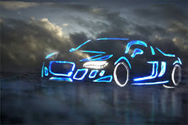 Light Graffiti Bugatti Veyron