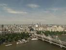 London Eye Pod view of Charing Cross Station, Post Office Tower and beyond - via Daymix