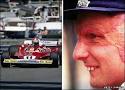 Niki Lauda drives in the