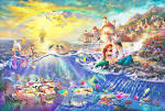 Thomas Kinkade's Disney Paintings - The Little Mermaid - Walt ...
