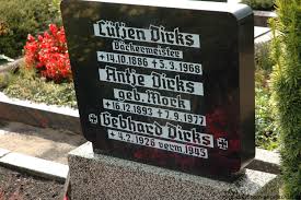 Grab von Antje Dirks (geb. Mork) (16.12.1893-07.09.1977), Friedhof ... - dn029