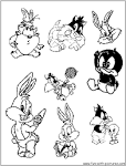 Loonytunes Coloring Page | looney-