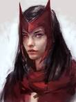 scarlet witch portrait How to
