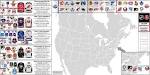 NHL Eastern Conference, Atlantic Division: Team Profiles and Map ...