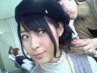 瀧本美織. ヘアメイク中だよ♪