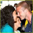 David Beckham rubs noses with New Zealand native Ritihia Hailwood as he ... - david-beckham-pimp