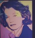 „Portrait of Mildred Scheel" by Andy Warhol. The famous POP artist created ... - 0-155-warhol-scheel