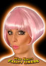 FANCY DRESS WIG # BABE WIG SHORT CHISEL BOB LIGHT PINK - fancy-dress-wig-babe-wig-short-chisel-bob-light-pink-2572-p