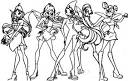 Winx Club coloring page
