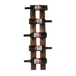 Stylish Metal Wall Mounted Wine Racks Oenophilia Style Wall Decor ...