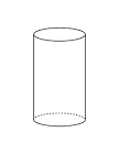 Flashcard of a Cylinder Clipart