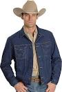Wrangler men's denim jean jacket