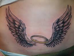 angel wing tattoos for girls