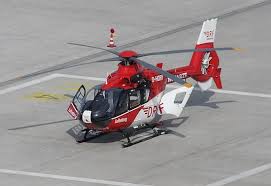 Juergen Handrich Foto: Die neue EC 135 mit der Kennung D-HDRV und Ihrer einzigartigen Rettungswinde an der Seite