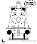 Thomas the train coloring page