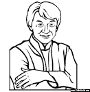 Jackie Chan coloring page