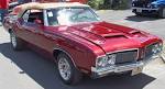 1970 Oldsmobile Cutlass Convertible - Maroon - Front Angle
