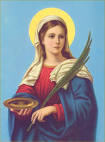 Blessed Catholic Saints and Angels: Feast of Saint Lucy
