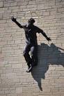 "Jesus in Jeans" again. This sculpture on the Uckfield Catholic Church is a - via Daymix
