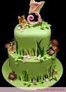 Garden Fairy Themed 3rd Birthday Cake » Celebration Cakes