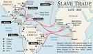 maps of Africa and the slave trade