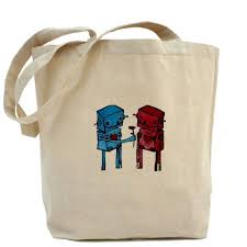 Lynette May has released her Robots in Love Tote Bag. You can currently pick one up for $20.00 through her Etsy shop. In addition to the tote, ... - robot-tote