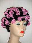 Mrs Mop, Cleaner Fancy Dress - mrs-mop-cleaner-fancy-dress-wig-with-pink-curlers-1760-p
