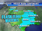 Firefighter Killed as Flooding Wreaks Havoc in Texas, Oklahoma.