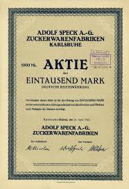 HWPH AG - Historische Wertpapiere - Adolf Speck A.-G ...