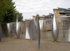 School gates, Portishead Primary. An eye-catching set of gates - not like - via Daymix