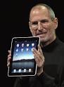 Mr. Jobs uses the iPad