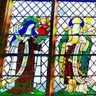 Teresa of Avila, Spanish mystic, is shown with an angel holding an arrow and - via Daymix