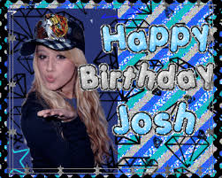 Happy Birthday Josh Kiss From Ashley Bild #98105824 | Blingee.