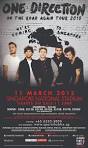 ONE DIRECTION On The Road Again Tour In Singapore March 2015.