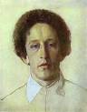 Portrait of Aleksandr Blok by Konstantin Somov (1907) - bloksom