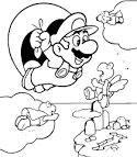 Fly coloring page