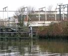 Water-level gauge by Trowse swing bridge - via Daymix