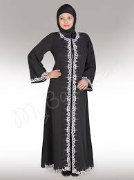 Jilbab Online, Abaya Sale, Black Front Open Abaya, Eid Abaya ...