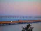 Pensacola, FL : Train going across Escambia Bay photo, picture ...