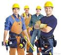 Stock Image: Contractors workers