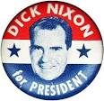 ... 1" litho from 1960 campaign Dick Nixon for President--a great design! - nixon1960Litho