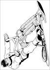 Action man coloring page