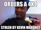 orders a 4x4 stolen by kevin maroney - Procrastinating Sean - 359fxu