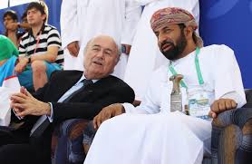 FIFA President Joseph Sepp Blatter watches the Uzbekistan and Qatar Beach Soccer with Shaikh Rashid bin Ahmed al Hinai OCCI Board member at Al-Musannah ... - Rashid+bin+Ahmed+al+Hinai+OCCI+Board+member+kyRc8a748N2l
