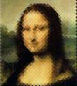 of the Mona Lisa's face.