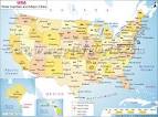 US Major Cities Map
