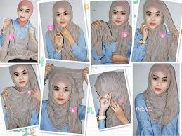Tutorial Hijab Terbaru: Tutorial Hijab Pesta Untuk Wajah Bulat